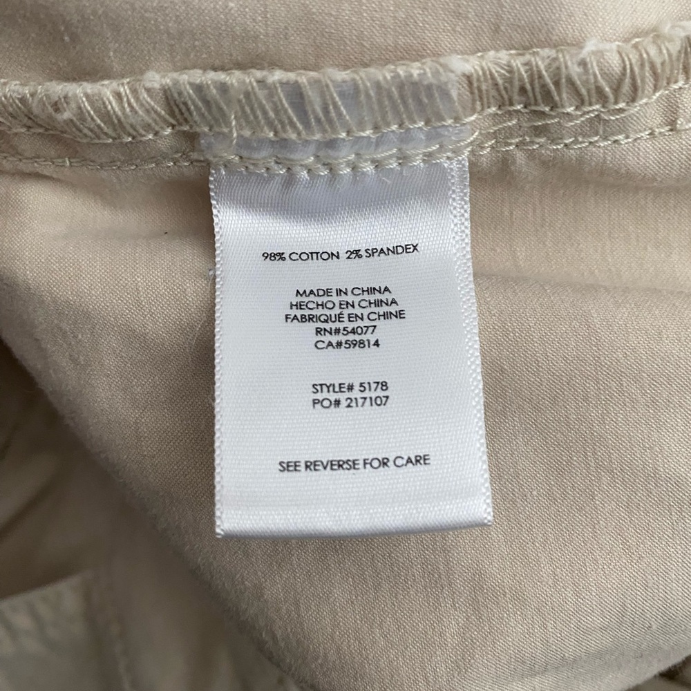 CAbi Hutton Midrise Stretch Jogger Pants EUC Size 4 #5178 - Picture 5 of 5